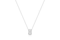  Tide Echo - Colliers maillons - Argent / Rhodié - Zircone - 50cm